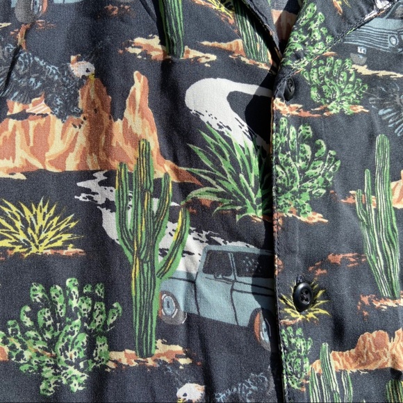 The Rail Button Down Retro Pattern Shirt - Picture 4 of 5